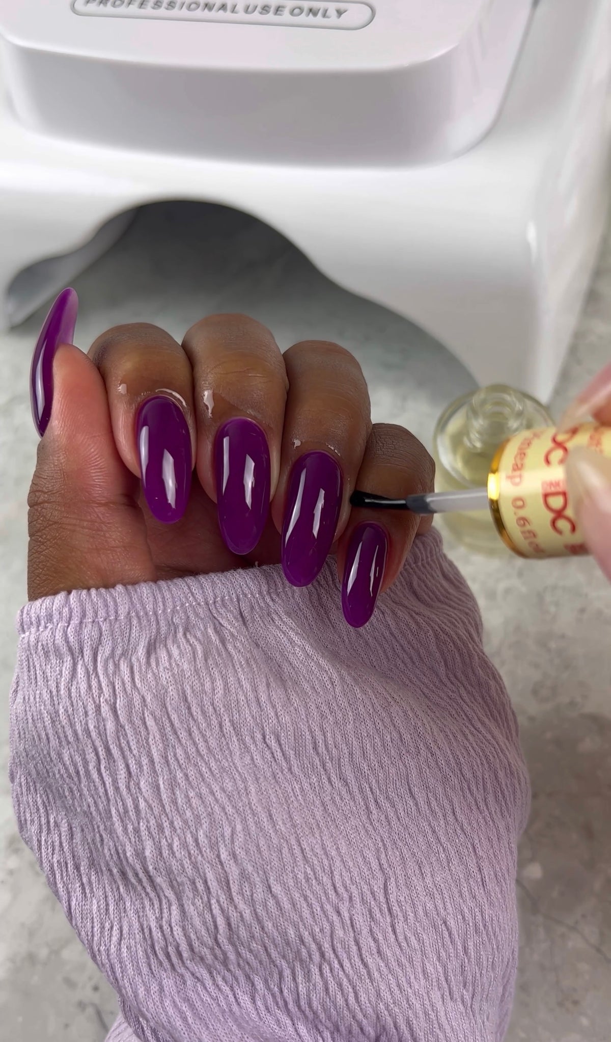 Daisy DND DC TOP & BASE COATS Cuticle Oil – Pineapple gel nail polish Volare Makeup   