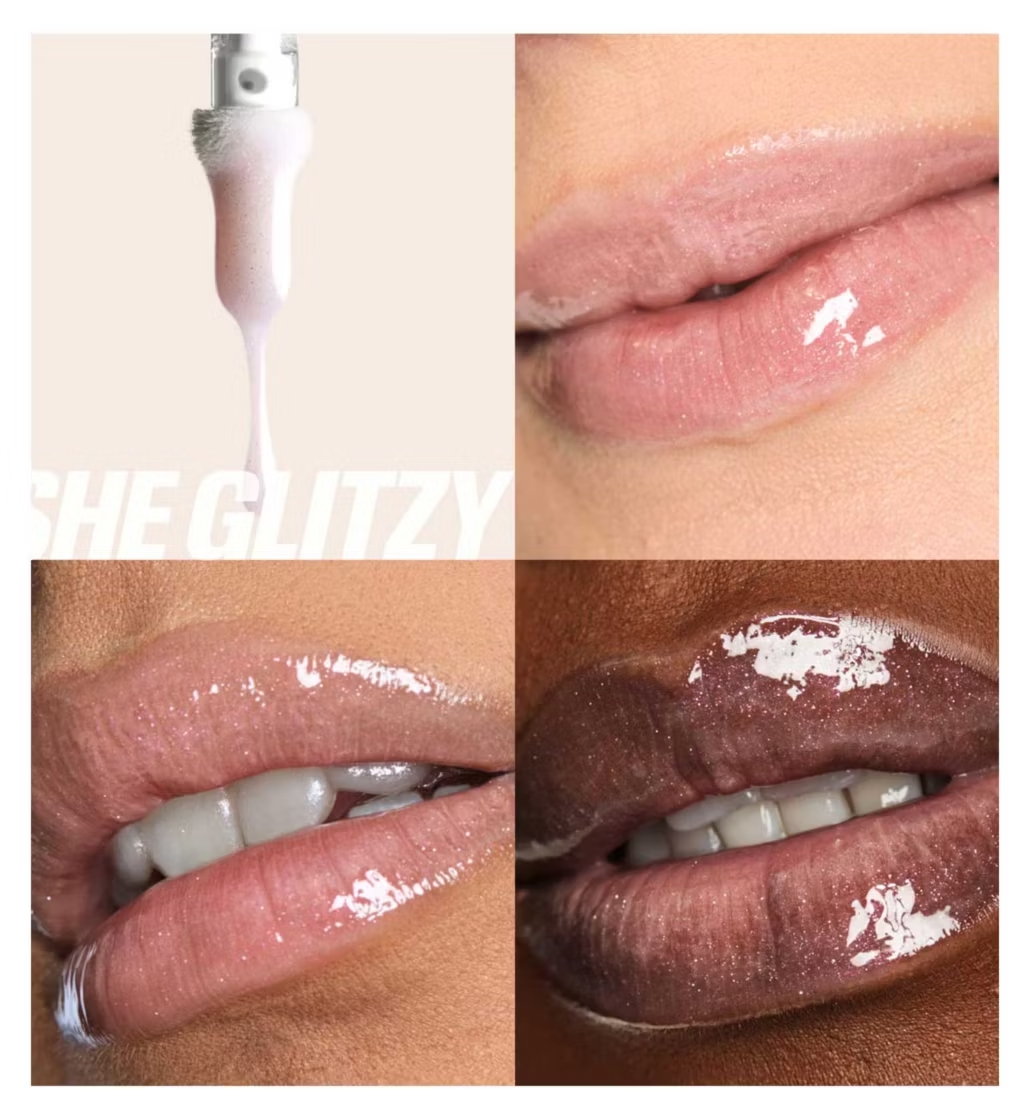 HUDA BEAUTY Icy Nude FAUX FILLER Lip Gloss