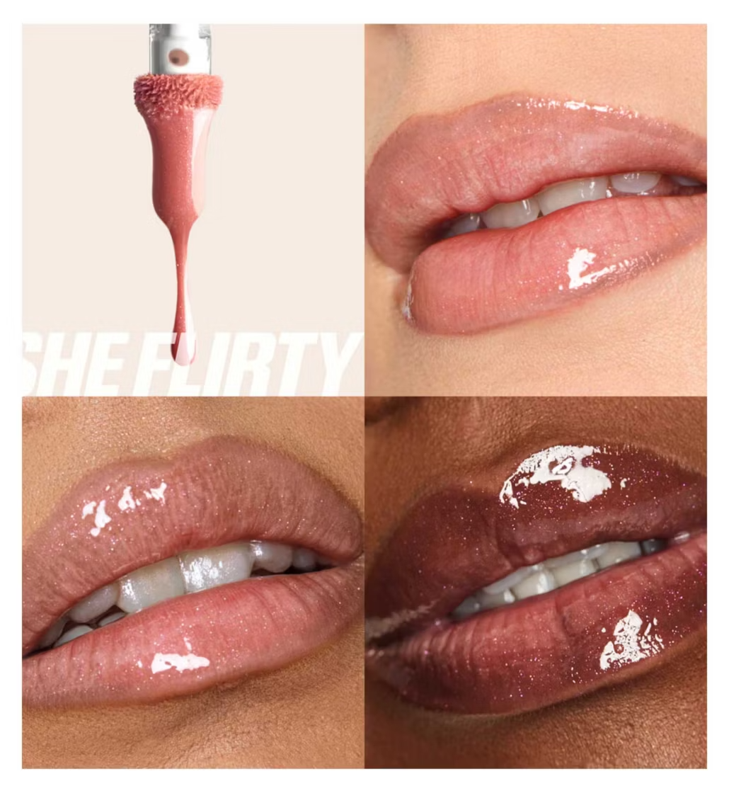 HUDA BEAUTY Icy Nude FAUX FILLER Lip Gloss