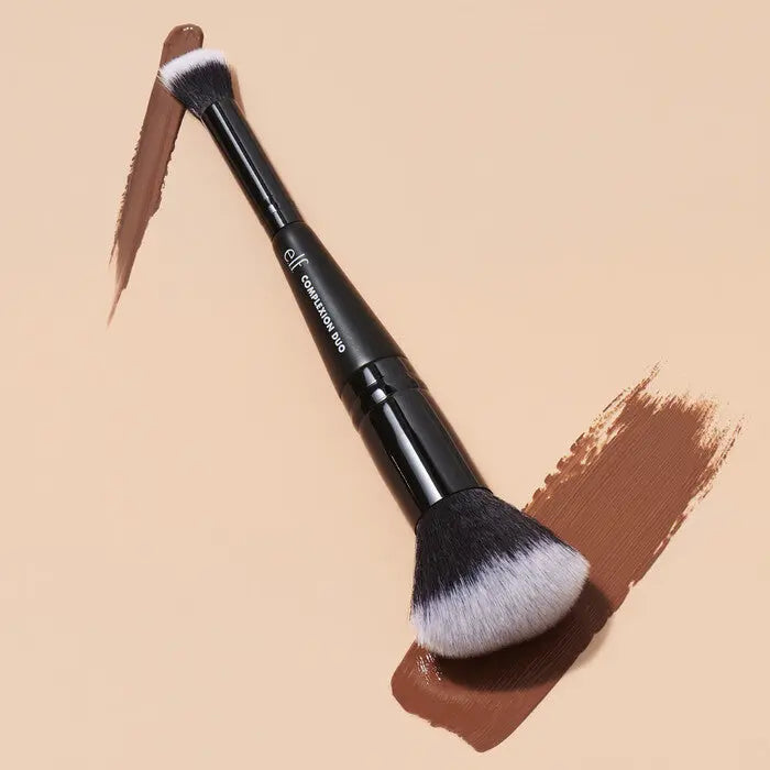 e.l.f. Concealer & Foundation Complexion Duo Brush e.l.f. Brushes Volare Makeup  Brushes