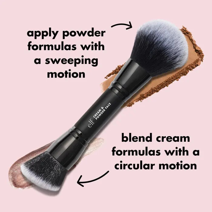 e.l.f. Cream & Powder Face Brush e.l.f. Brushes Volare Makeup  Brushes