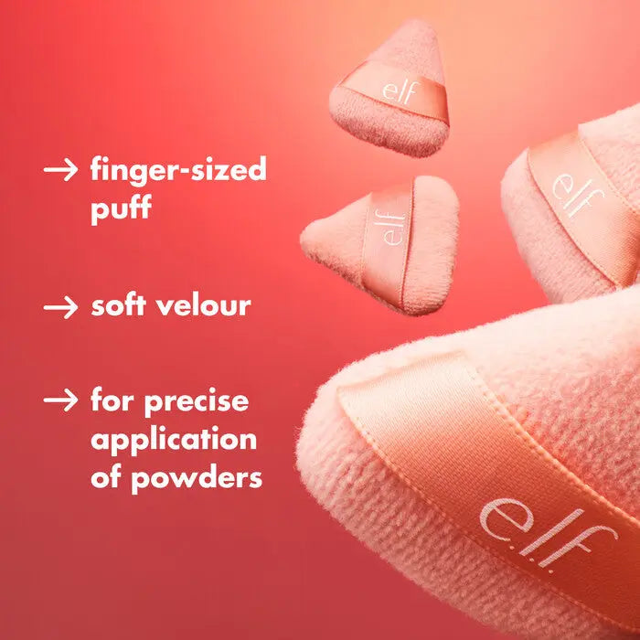 e.l.f. Halo Glow Pinkie Puffs e.l.f. Powder Puff Volare Makeup  Powder Puff