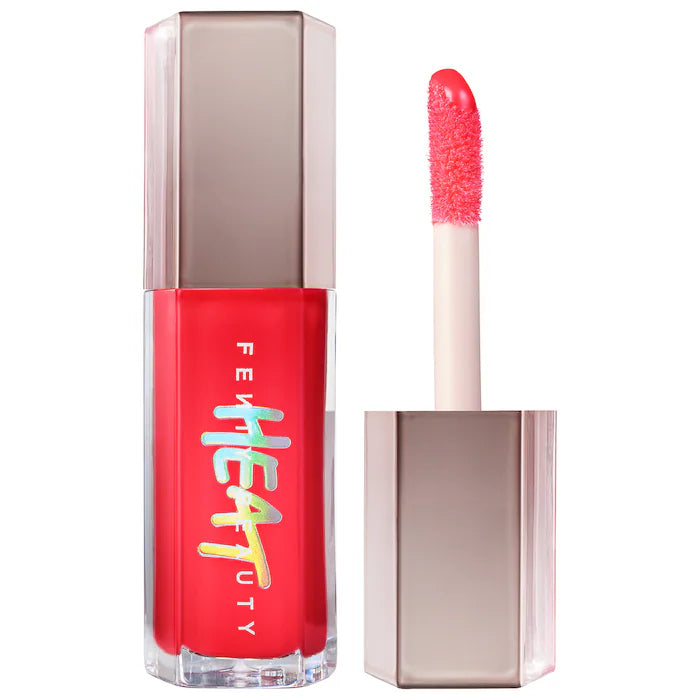 Fenty Beauty by Rihanna Gloss Bomb Heat Universal Lip Luminizer + Plumper Lip plumper Volare Makeup Hot Cherry - sheer red  