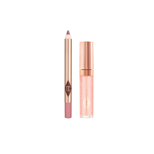 Charlotte Tilbury Glossy Lip Duo Lip Gloss Volare Makeup Fresh Pink  