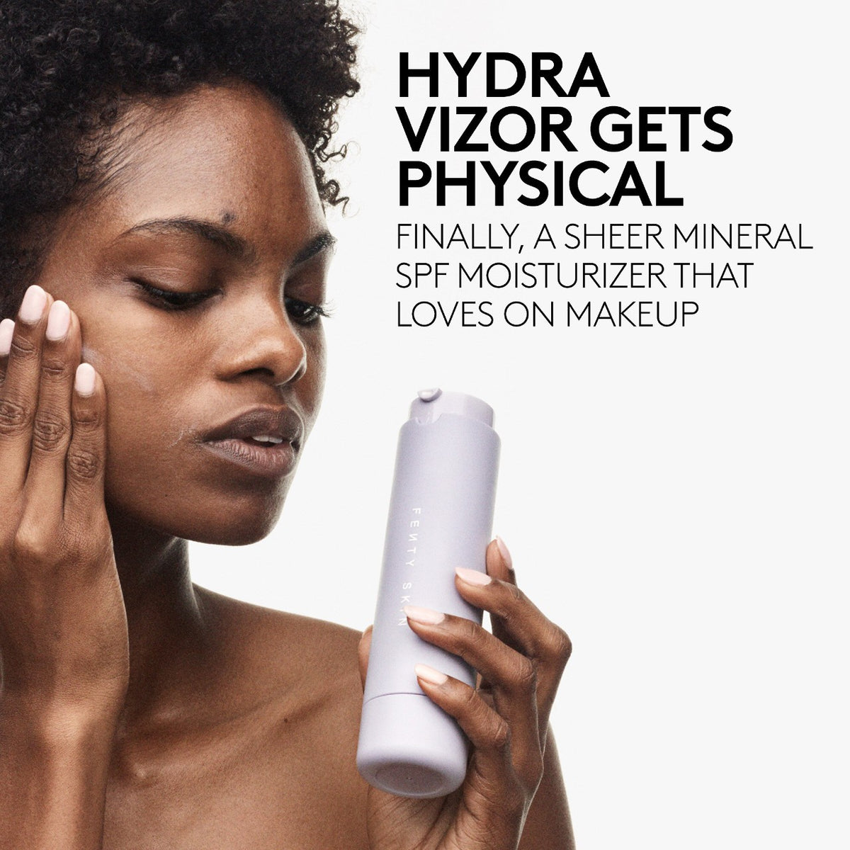 Fenty Skin Hydra Vizor Mineral SPF 30 Refillable Moisturizer  Volare Makeup   