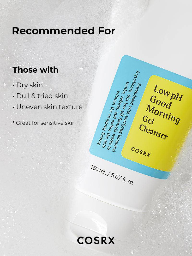 COSRX Low pH Good Morning Gel Cleanser - Volare Makeup