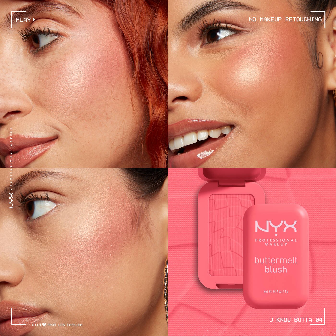 NYX Professional Makeup Buttermelt Pressed Powder Blush - Volare Makeup