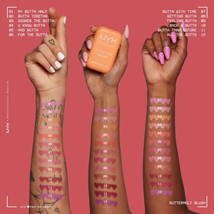 NYX Professional Makeup Buttermelt Pressed Powder Blush - Volare Makeup