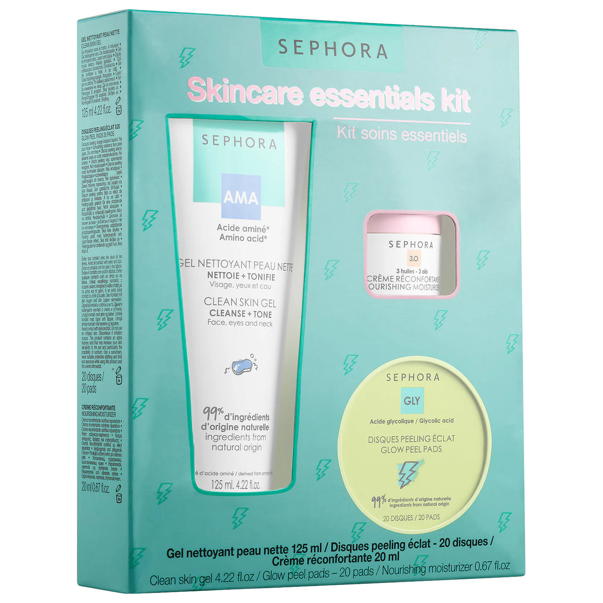 SEPHORA COLLECTION skincare essentials kit  Volare Makeup   