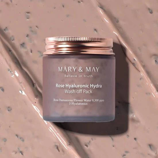 Mary&May Rose Hyaluronic Hydra Wash Off Pack - Volare Makeup