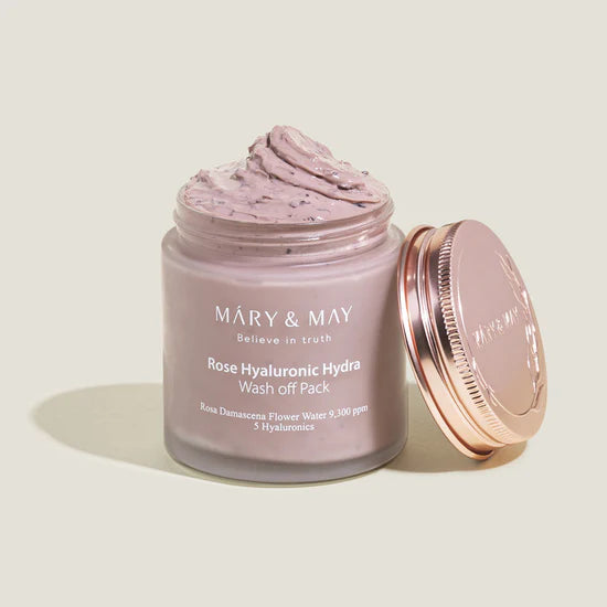 Mary&May Rose Hyaluronic Hydra Wash Off Pack - Volare Makeup