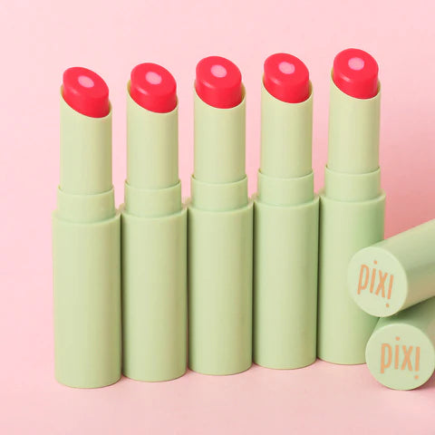 Pixi +Rose Lip Nourisher Lip Balms Volare Makeup   