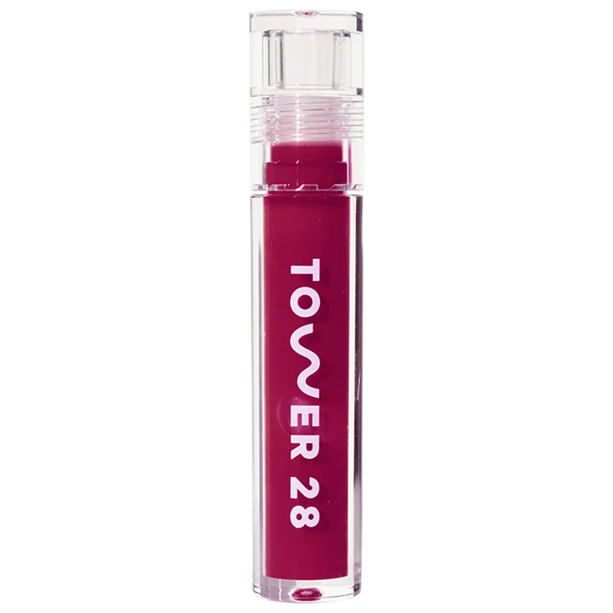 Tower 28 Beauty ShineOn Lip Jelly Non-Sticky Gloss Lipgloss Volare Makeup Wild - sheer raspberry  