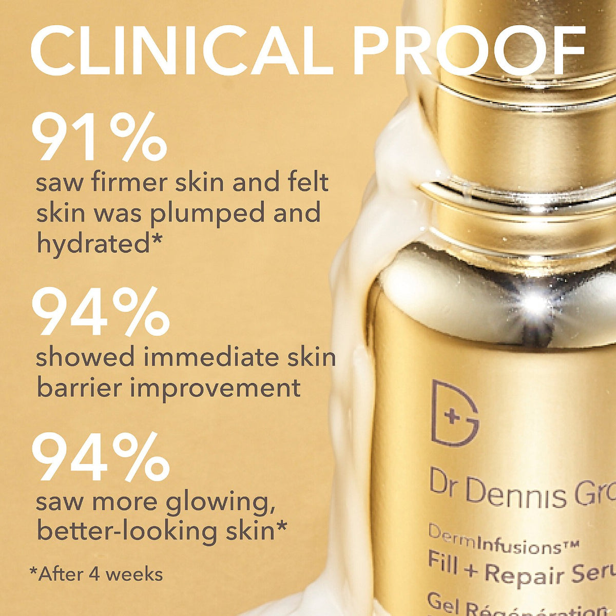 Dr. Dennis Gross Skincare DermInfusions™ Fill + Repair Serum with Hyaluronic Acid Skincare serum Volare Makeup   