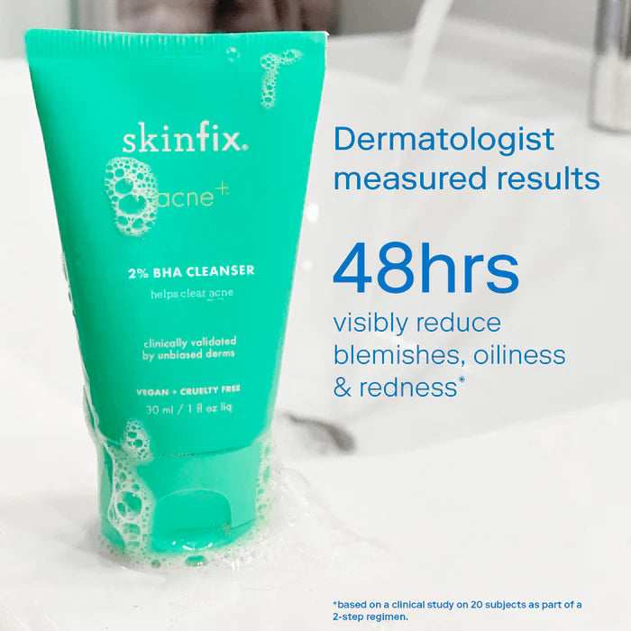 Skinfix Acne+ 2% BHA + Azelaic Acid + Niacinamide + AHA Cleanser cleanser Volare Makeup   