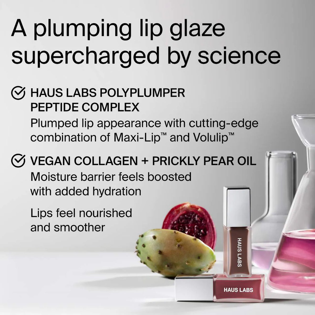 HAUS LABS BY LADY GAGA PhD Hybrid Lip Glaze Plumping Gloss Lip Plumping Gloss Sephora Collection   