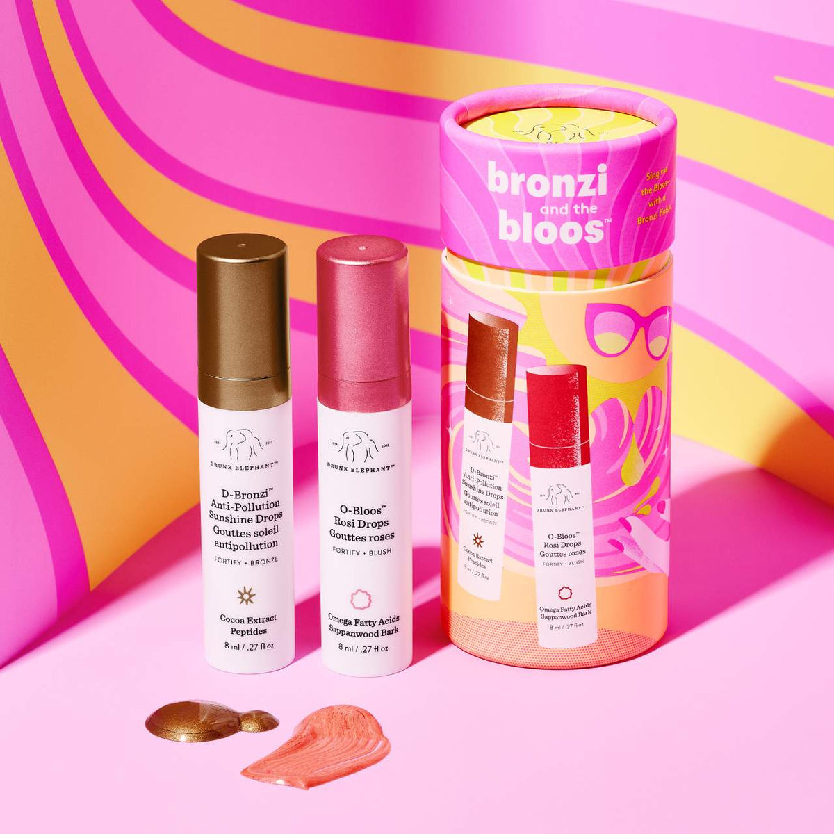 Drunk Elephant Bronzi and the Bloos Color Serum Duo Bronzer Drunk Elephant   