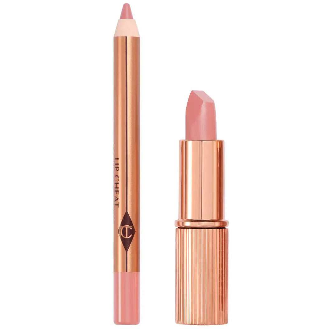 Charlotte Tilbury Mini Pillow Talk Lipstick & Liner Set - Volare Makeup