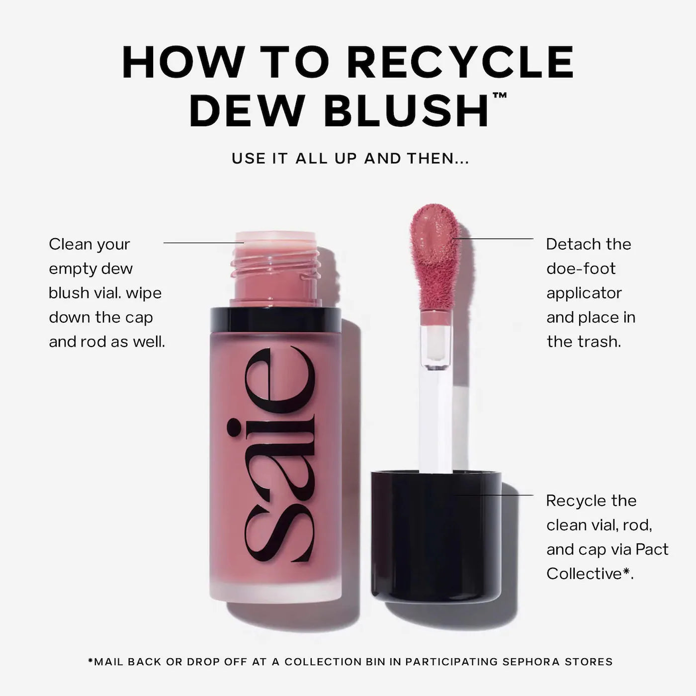 Saie  Mini Dew Blush™ Trio Gift Set - Volare Makeup