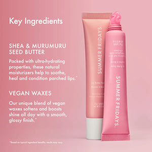 Summer Fridays Sweet Pink Duo with Birthday Cake + Strawberry Soft Serve Lip Butter Balm - Volare Makeup
