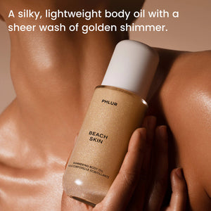 PHLUR Beach Skin Shimmering Body Oil - Volare Makeup