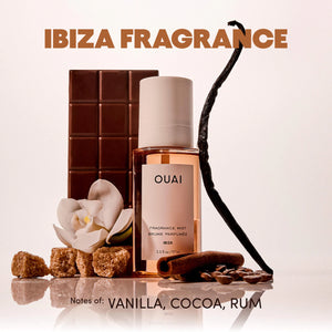 OUAI  Mini St. Barts, Ibiza, Santorini & Melrose Hair & Body Mist Set - Volare Makeup