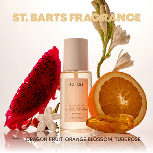 OUAI  Mini St. Barts, Ibiza, Santorini & Melrose Hair & Body Mist Set - Volare Makeup
