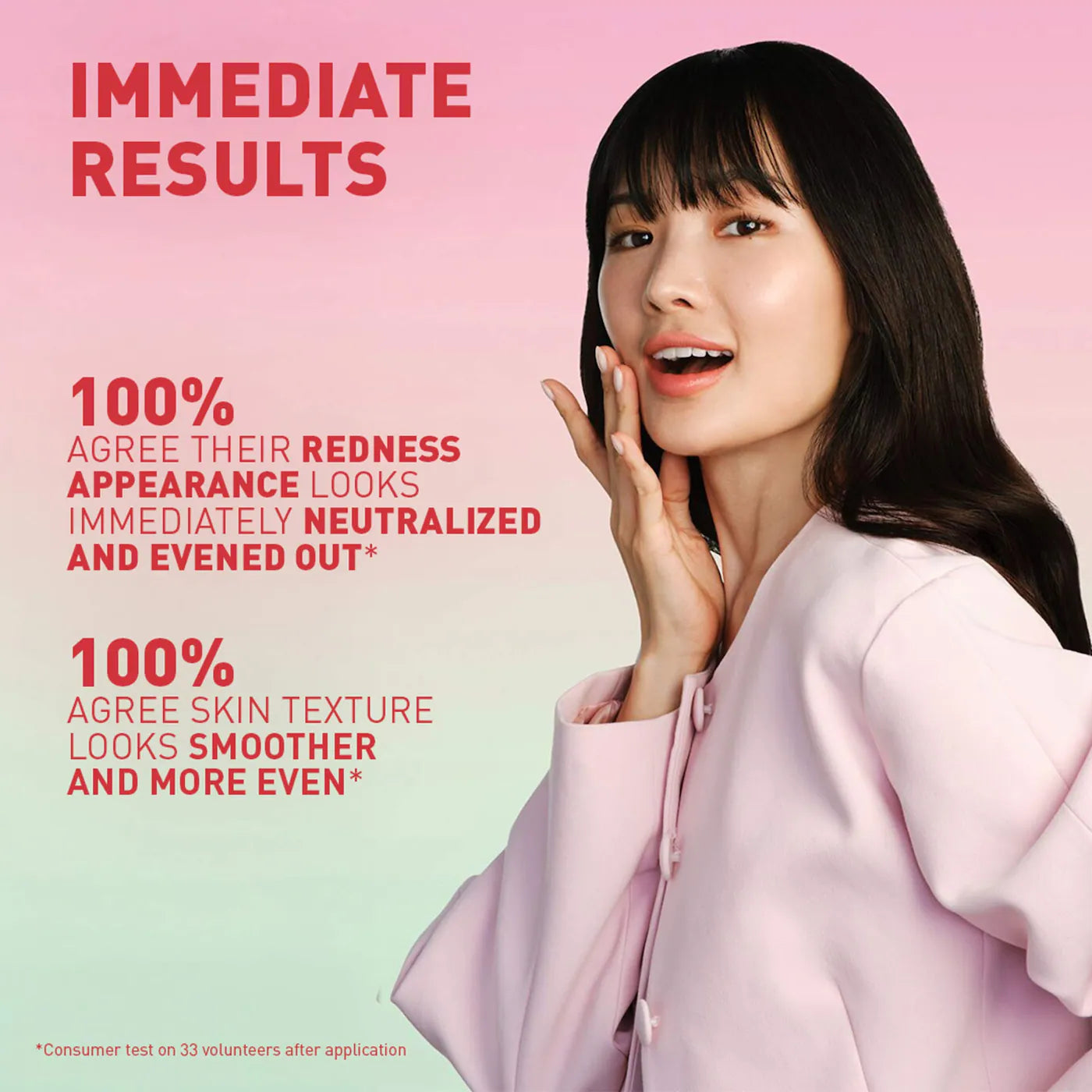 Erborian  CC Red Correct Green Color-Corrector SPF 25 to Cover Redness, with Korean Centella Asiatica Extract - Volare Makeup