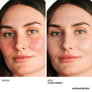 Erborian  CC Red Correct Green Color-Corrector SPF 25 to Cover Redness, with Korean Centella Asiatica Extract - Volare Makeup