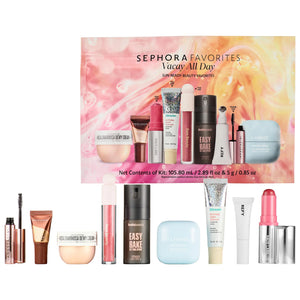 Sephora Favorites  Vacay All Day Makeup and Skincare Value Set - Volare Makeup