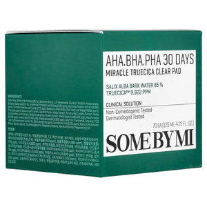 SOME BY MI – Aha Bha Pha 30 Days Miracle Truecica Clear Pad (70 Pads) - Volare Makeup