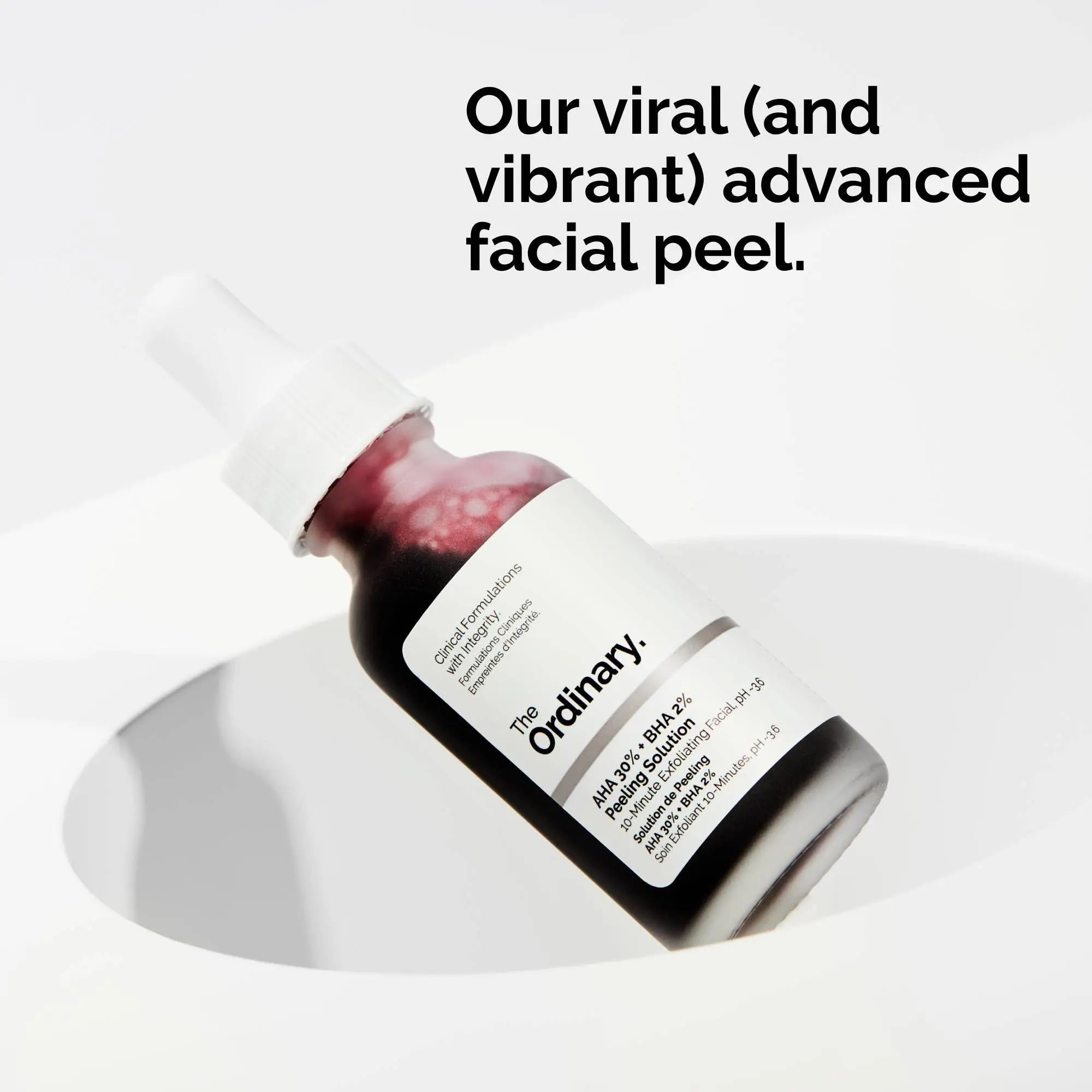 The Ordinary AHA 30% + BHA 2% Exfoliating Peeling Solution - Volare Makeup