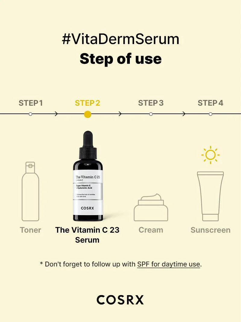 COSRX The Vitamin C 23 Serum - Volare Makeup