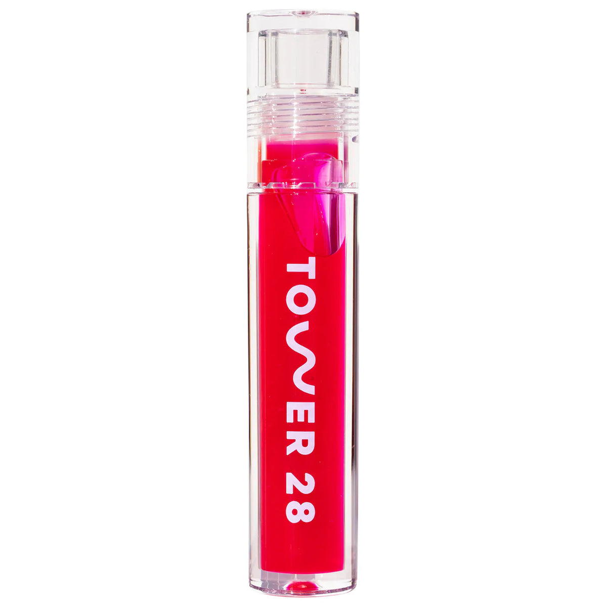 Tower 28 Beauty ShineOn Lip Jelly Non-Sticky Gloss Lipgloss Volare Makeup XOXO - sheer pink  