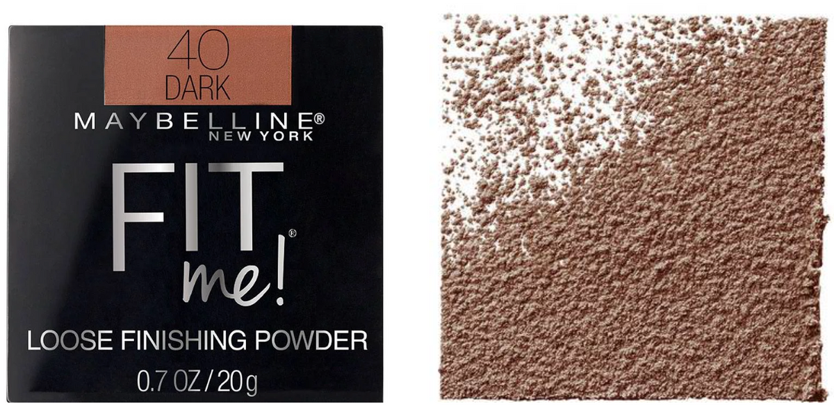 Maybelline FIT ME! LOOSE FINISHING POWDER  Volare Makeup Dark 40  