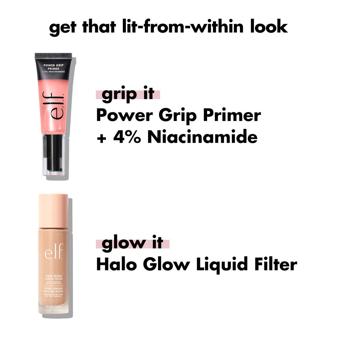 e.l.f. Power Grip Primer+ 4% NIACINAMIDE Primer Volare Makeup   