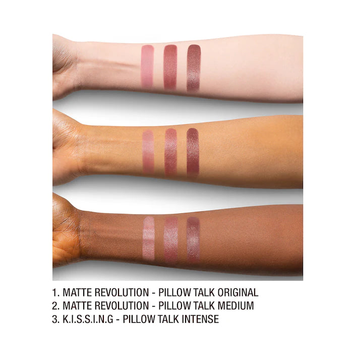Charlotte Tilbury Mini Pillow Talk Lipstick & Liner Set  Volare Makeup   
