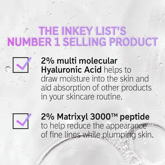 The INKEY List Hyaluronic Acid Hydrating Serum  Volare Makeup   