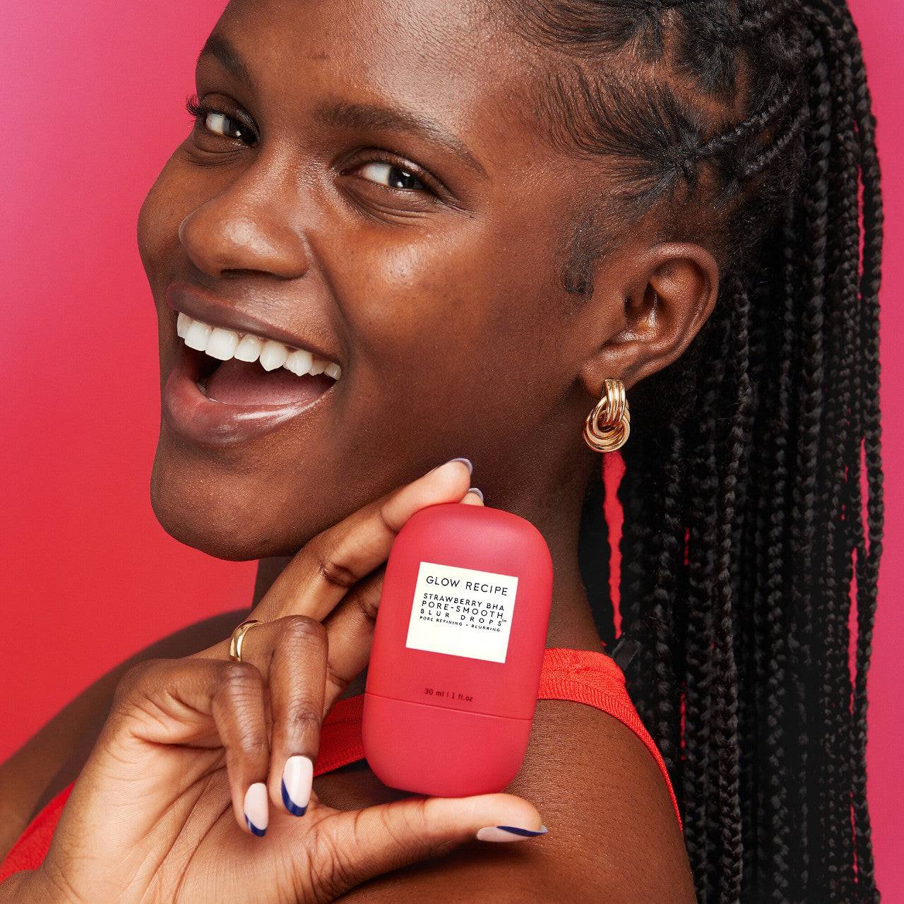 Glow Recipe Strawberry BHA Pore-Smooth Blur Drops - Volare Makeup