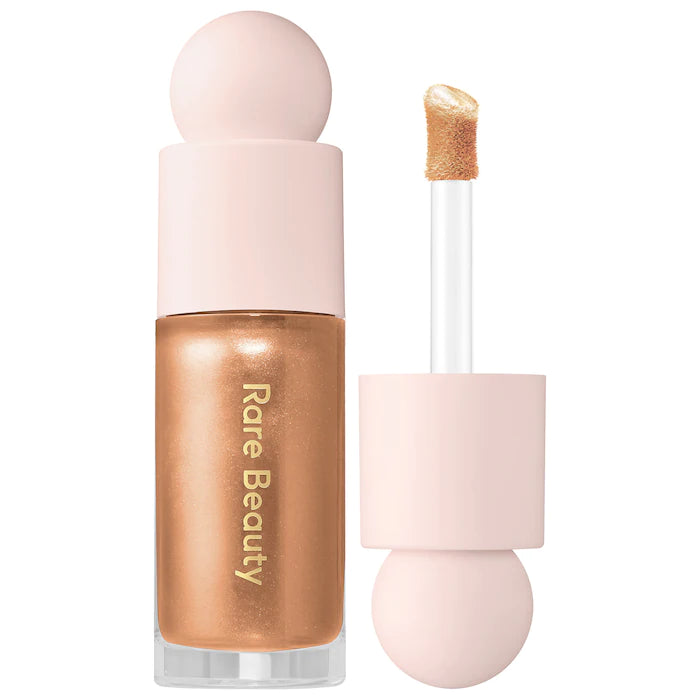 Rare Beauty by Selena Gomez Positive Light Liquid Luminizer Highlight  Volare Makeup Flaunt - bronze gold  