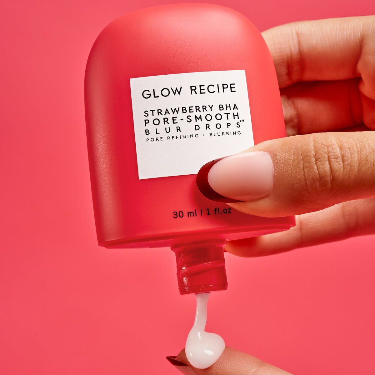 Glow Recipe Strawberry BHA Pore-Smooth Blur Drops  Volare Makeup   