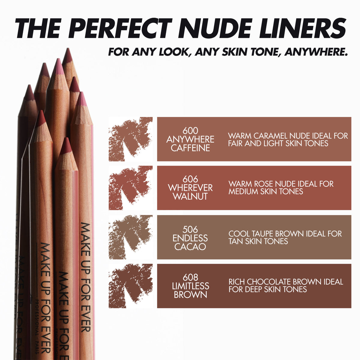 MAKE UP FOR EVER Artist Color Pencil Brow, Eye & Lip Liner  Volare Makeup   