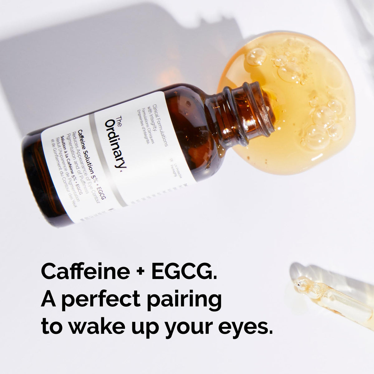 The Ordinary Caffeine 5% + ECGC Depuffing Eye Serum  Volare Makeup   